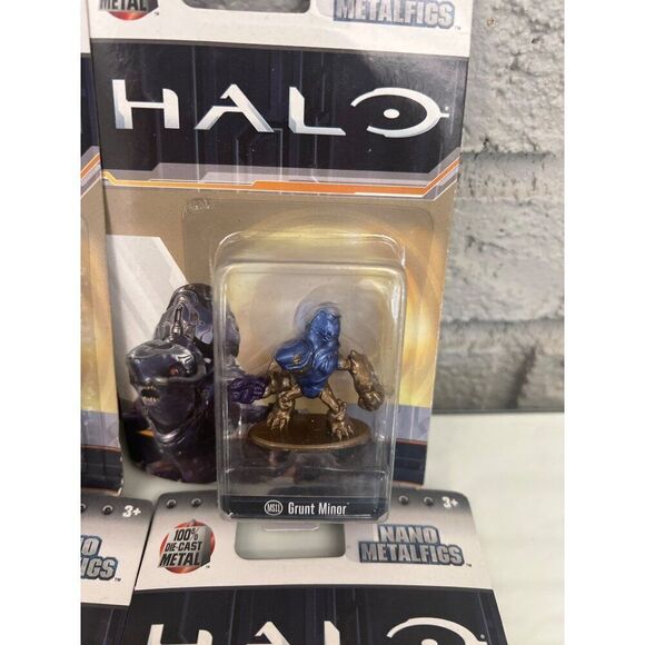 Halo Nano Metalfigs 100% Die Cast Metal Set 6 - Picture 4 of 7